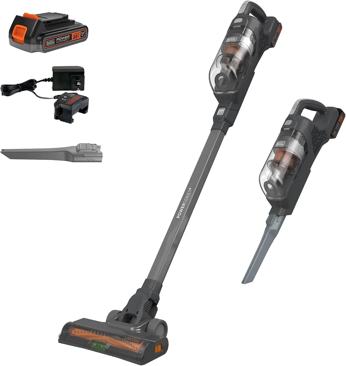Black+Decker BHFEA18D1 aspirador vertical sem fio