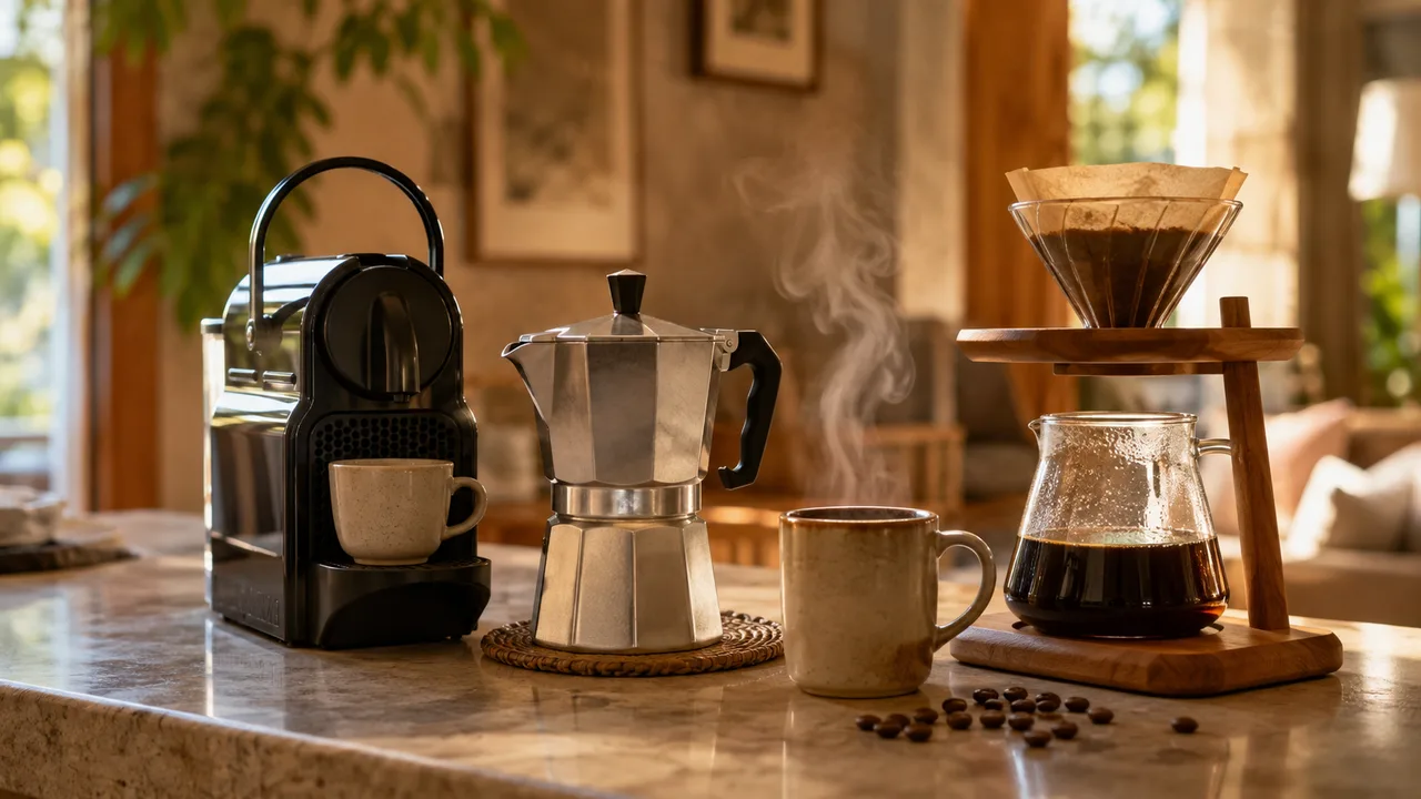 Capa: Como Escolher Cafeteira: Cápsula, Expresso ou Coador?