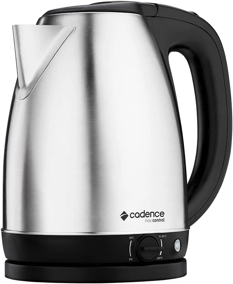 Chaleira elétrica Cadence CEL850 inox com display LCD