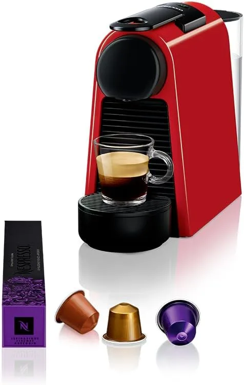 Cafeteira Nespresso Essenza Mini vermelha