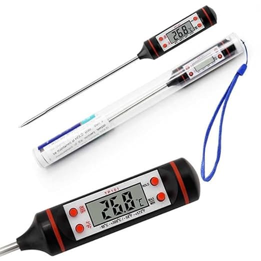 Termômetro Culinário Digital Inox à Prova D'Água