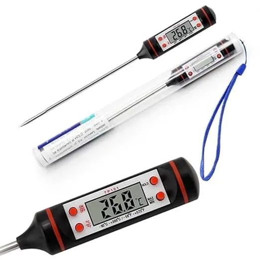 Termômetro Culinário Digital Inox à Prova D'Água