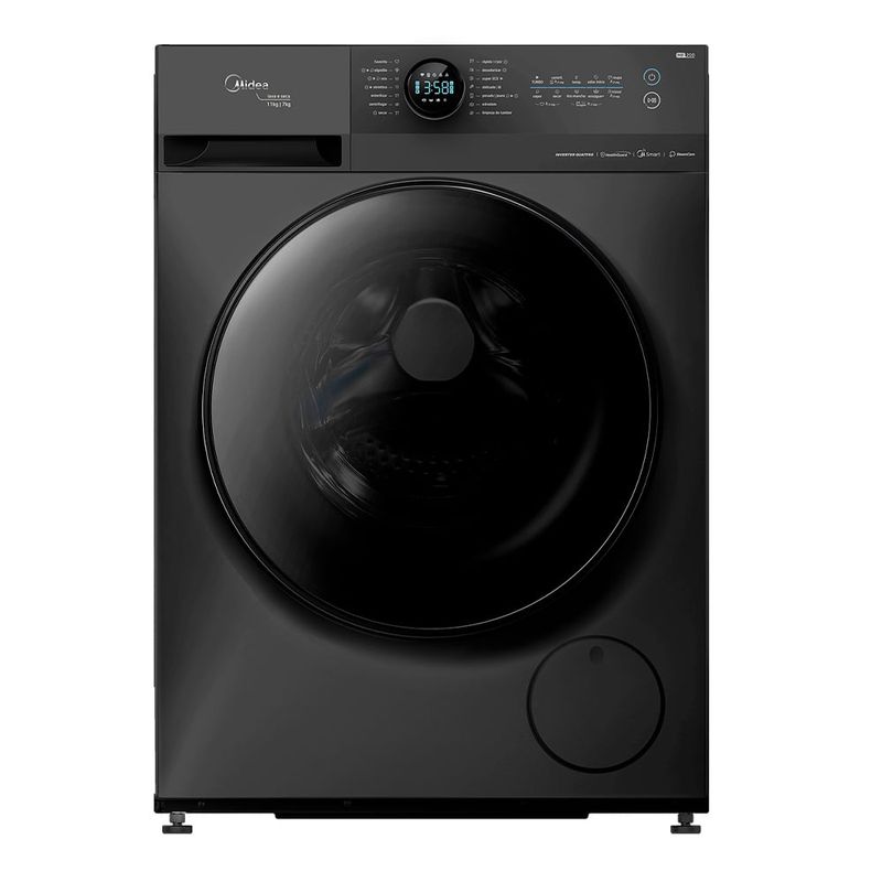 Lava e seca Midea HealthGuard Slim 11kg preta