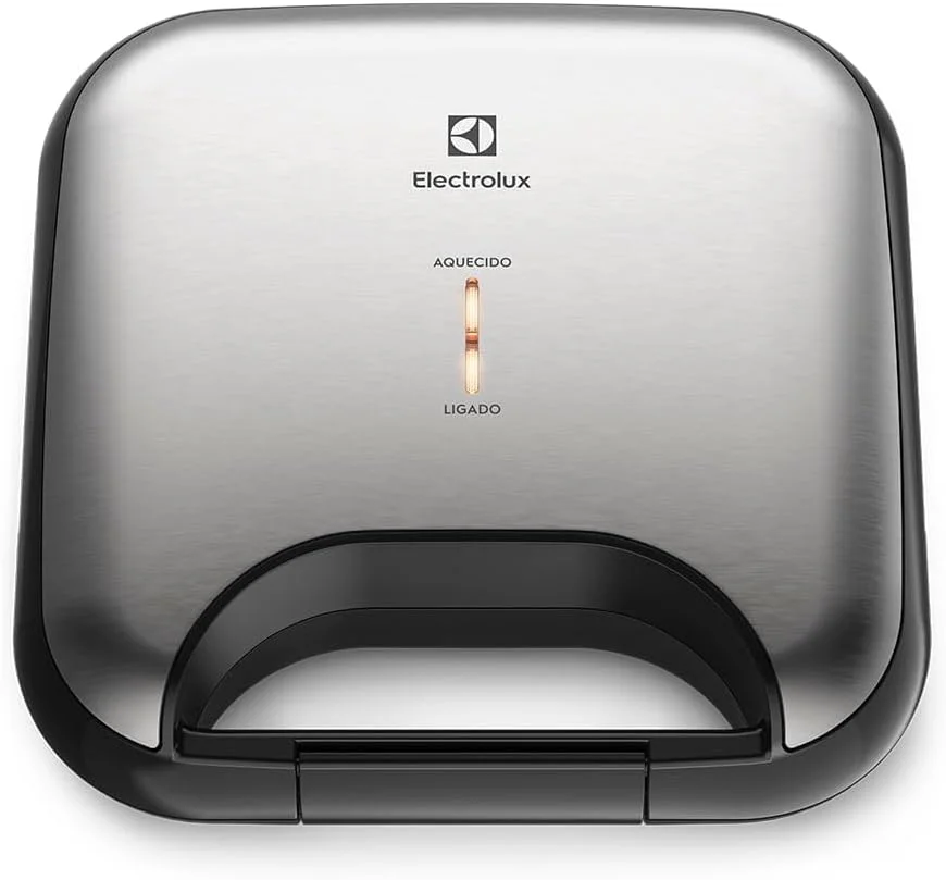 Sanduicheira Grill Electrolux ESG20 chapa ondulada inox
