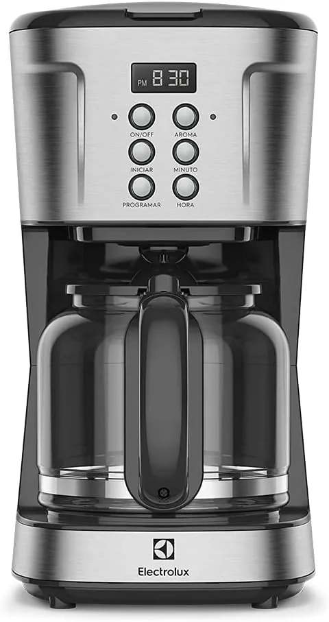 Cafeteira elétrica Electrolux ECM30 em aço escovado