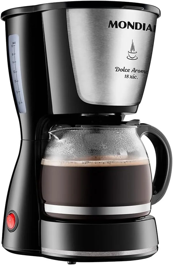 Cafeteira elétrica Mondial Dolce Arome Black