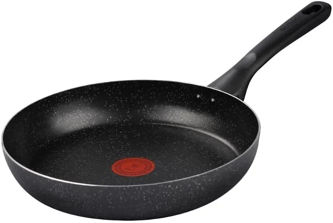 Rochedo Stone Pro 24cm Preto Efeito Pedra Antiaderente Minerium