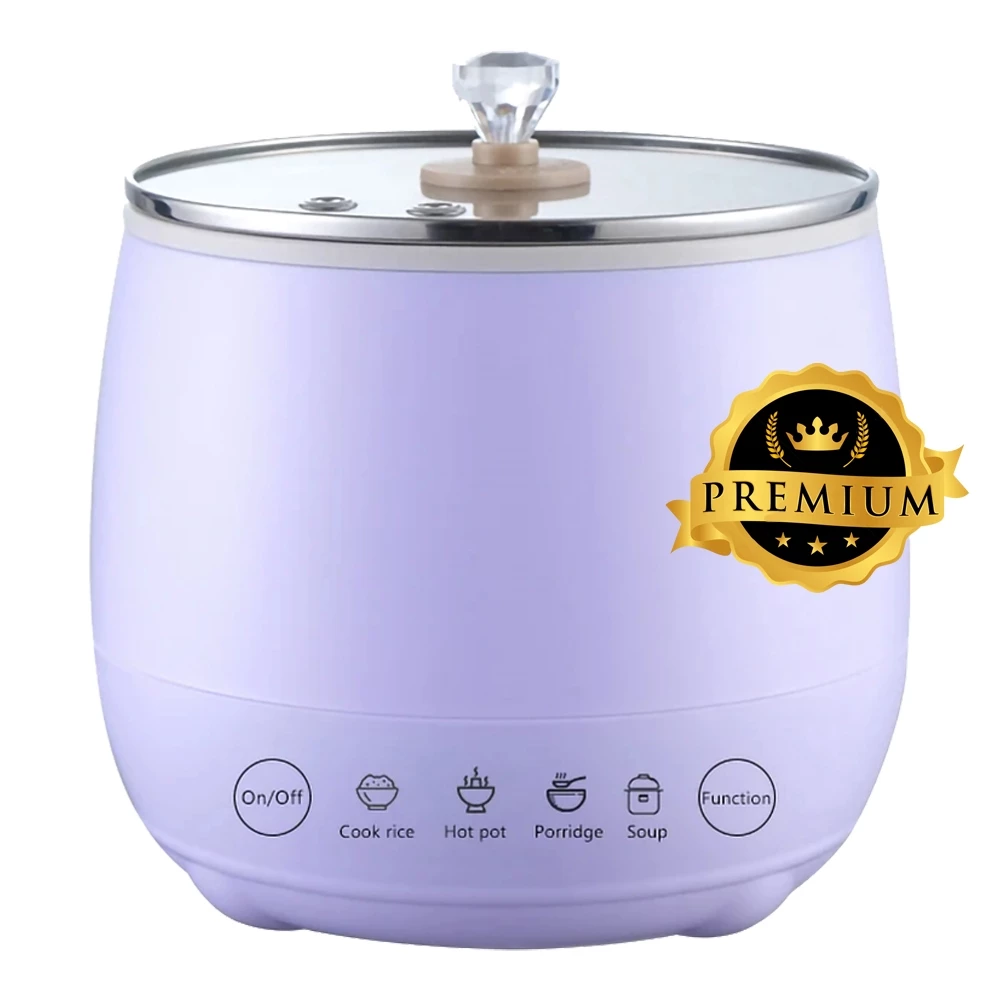 Mini panela elétrica de arroz cerâmica 1,8 litros