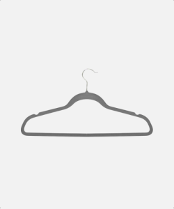 Cabide slim de veludo antideslizante (pacote com 10)