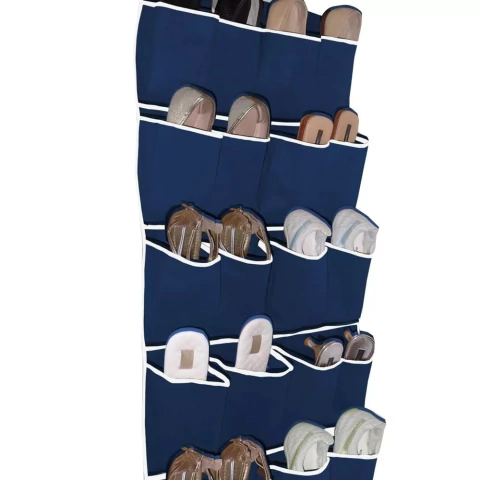 Porta-sapatos de tecido suspenso (12 pares)