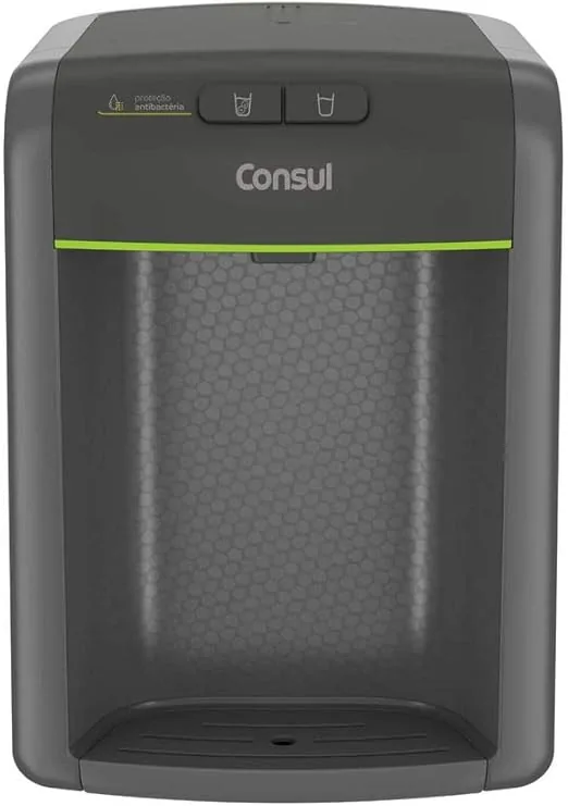 Purificador Consul CPB34AF cinza com painel de temperatura